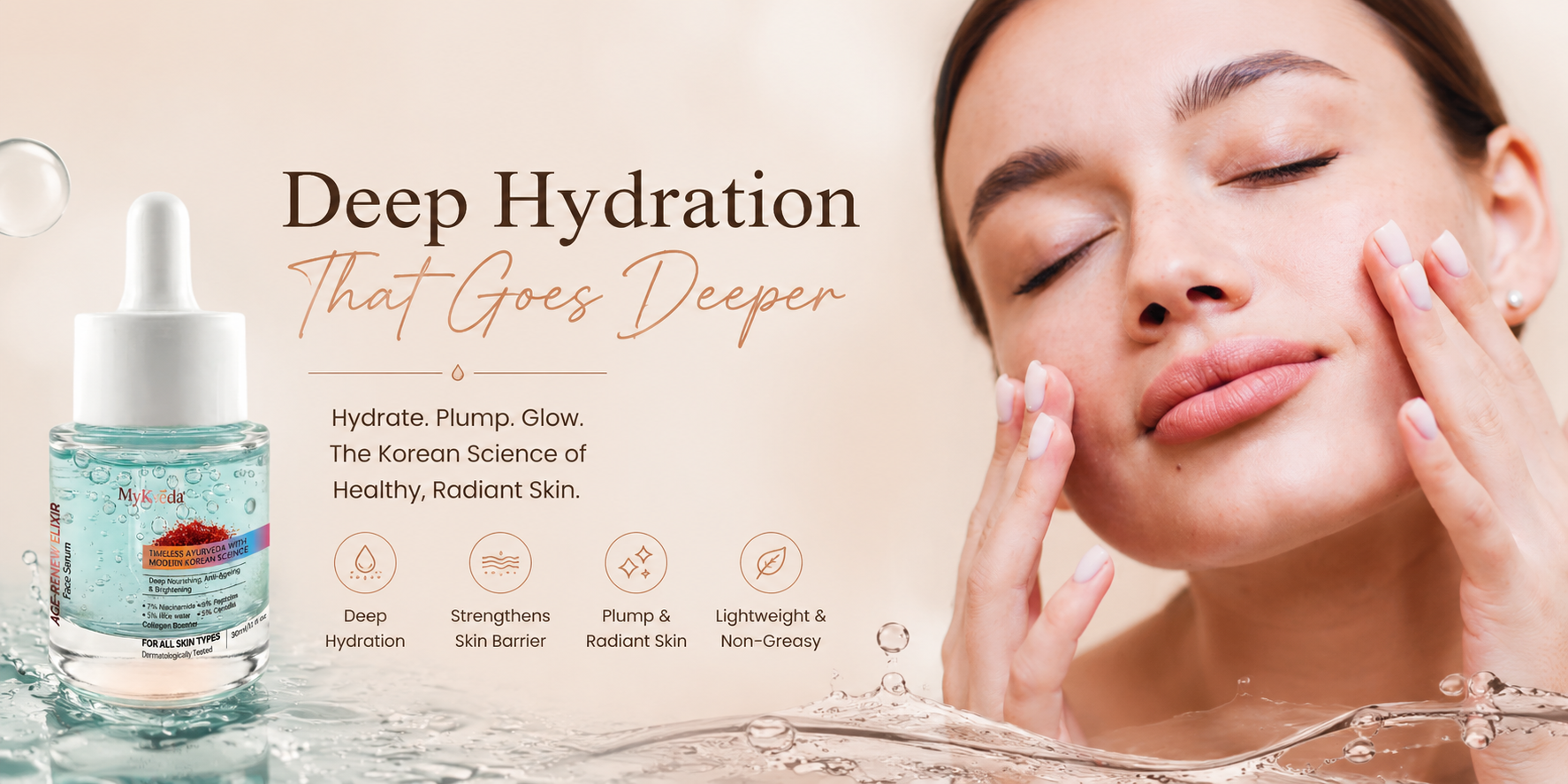 Deep hydration and glass skin