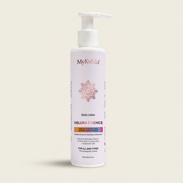 hydrating body lotion for dry skin with hyaluronic acid Mykveda