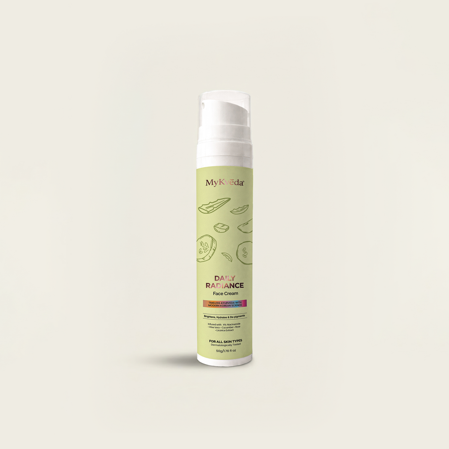 niacinamide face cream for dark spots and glowing skin Mykveda