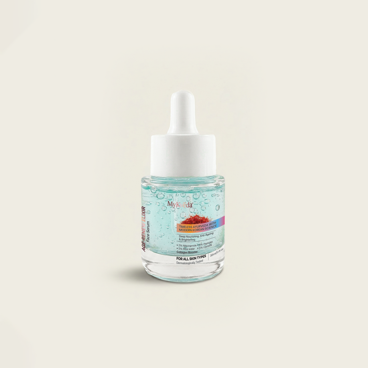 peptide face serum for anti ageing and firming skin Mykveda