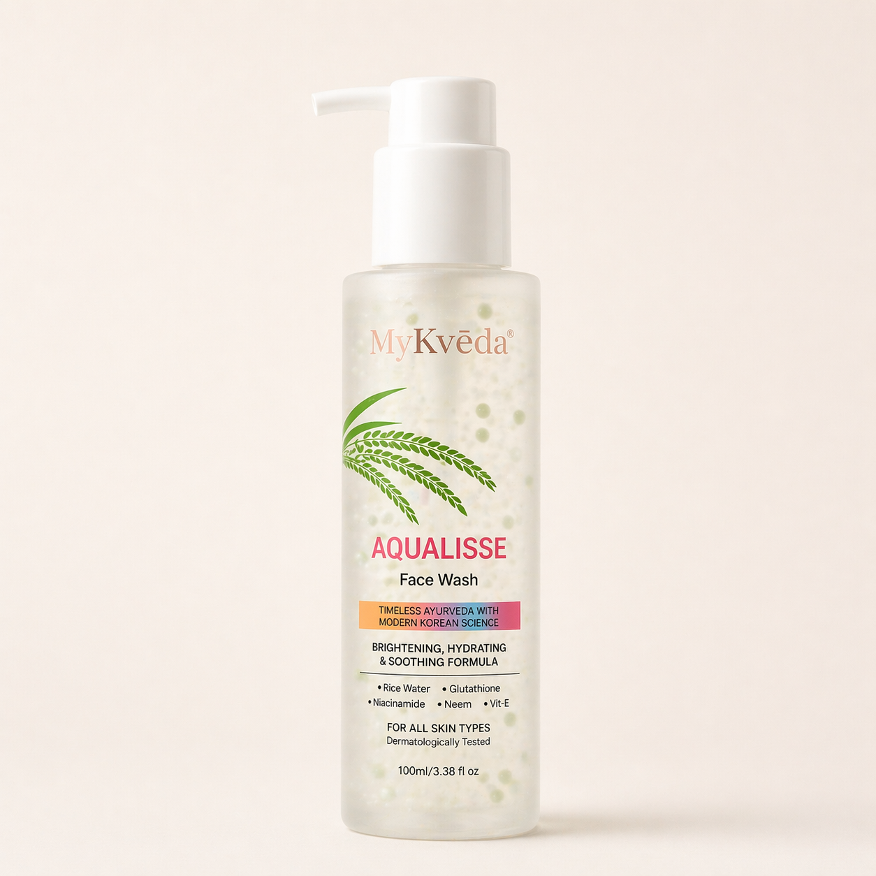 Hydrating face wash for glowing skin by MyKveda